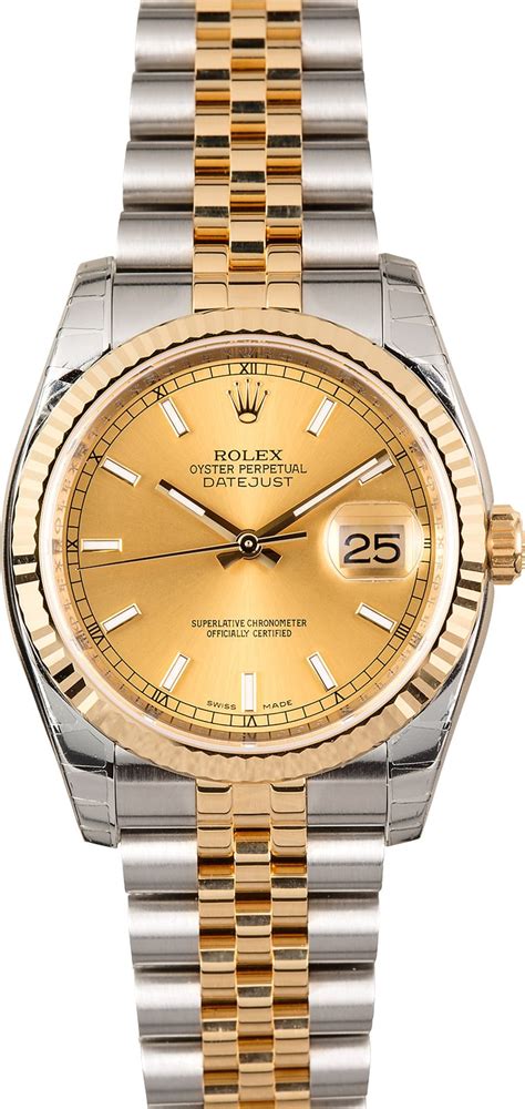 Rolex datejust two tone 36mm